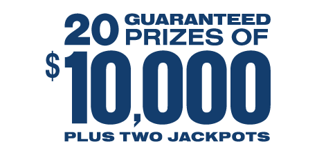 40 Guaranteed Prizes of $25,000! Plus the Classic and Gold Ball Jackpots!