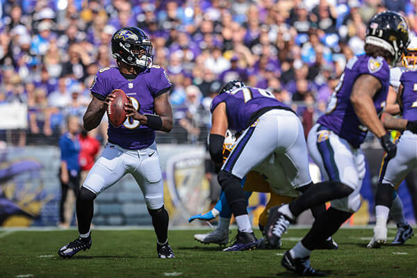 Baltimore Ravens are soaring into Week 7 divisional clash