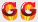 two orange Gs icon