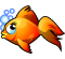 orange fish symbol