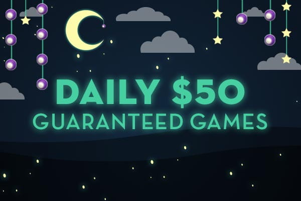 Daily $50 Guaranteed Games!