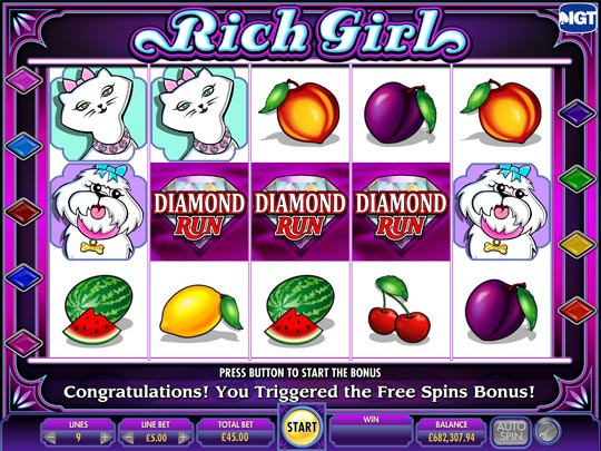 rich girls game