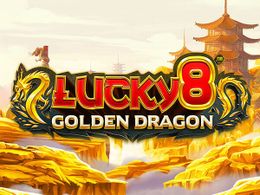 Lucky 8 Golden Dragon Logo