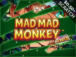 Mad Mad Monkey Scratch Logo