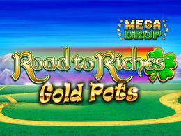 Road to Riches Gold Pots Mega Drop Logo