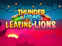 Thunder Drums Leaping Lions Logo