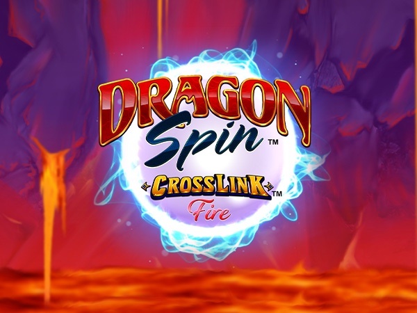 Dragon Spin Cross Link Fire Logo