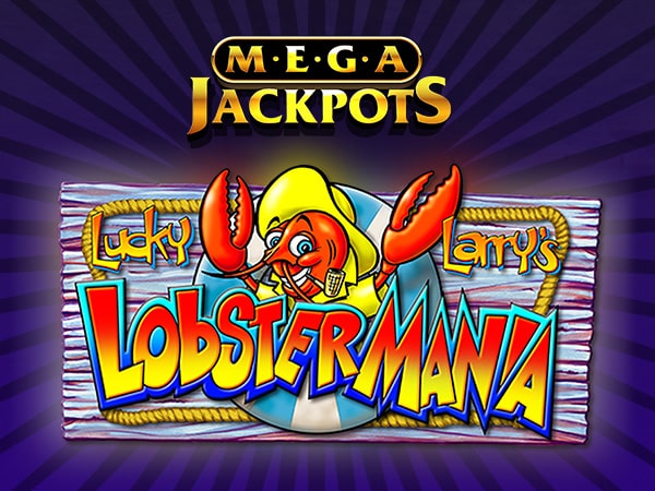 Mega Jackpots Lucky Larry's Lobstermania Logo