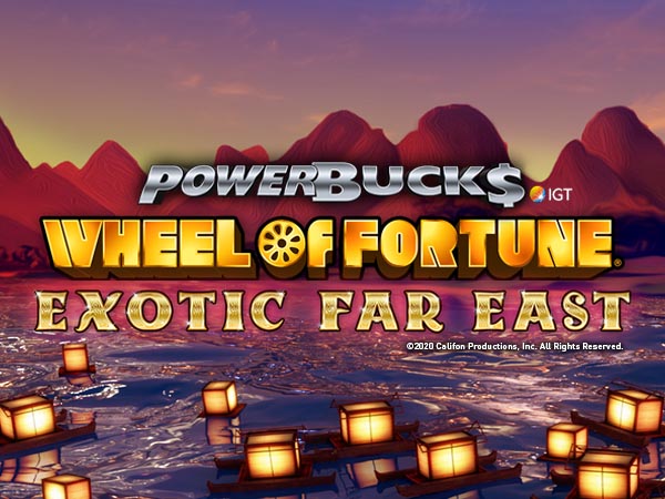 Powerbucks Wheel of Fortune Exotic Far East Tile