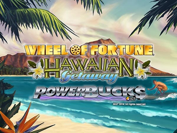 Powerbucks Wheel of Fortune Hawaiian Getaway Tile
