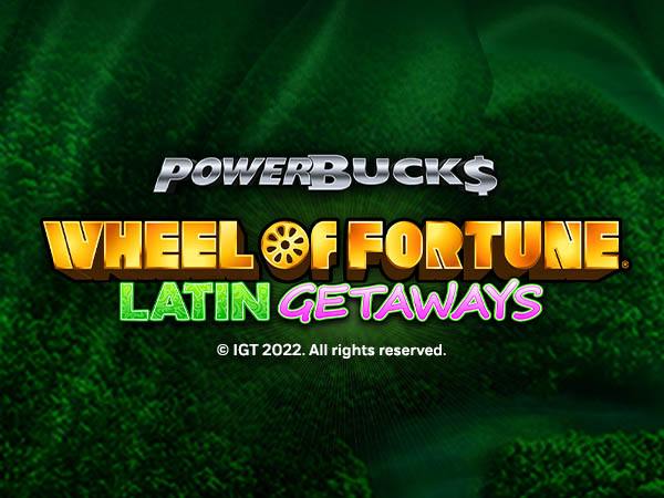 Powerbucks Wheel of Fortune Latin Getaways Tile