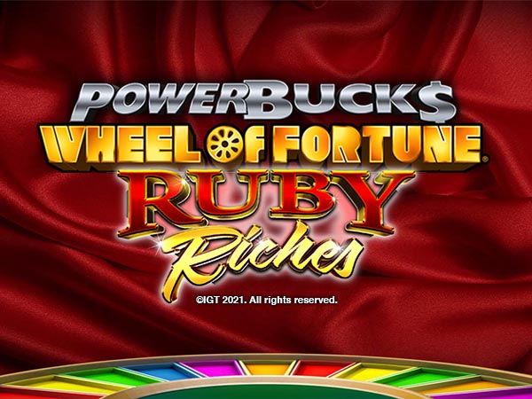 Powerbucks Wheel of Fortune Ruby Riches Tile