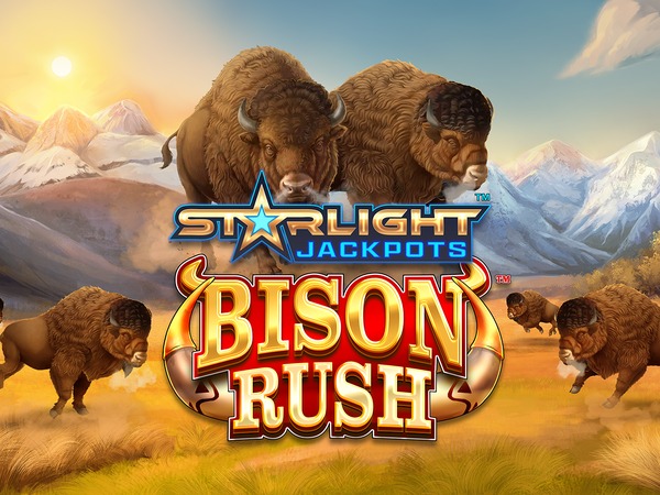 Starlight Jackpots Bison Rush Logo