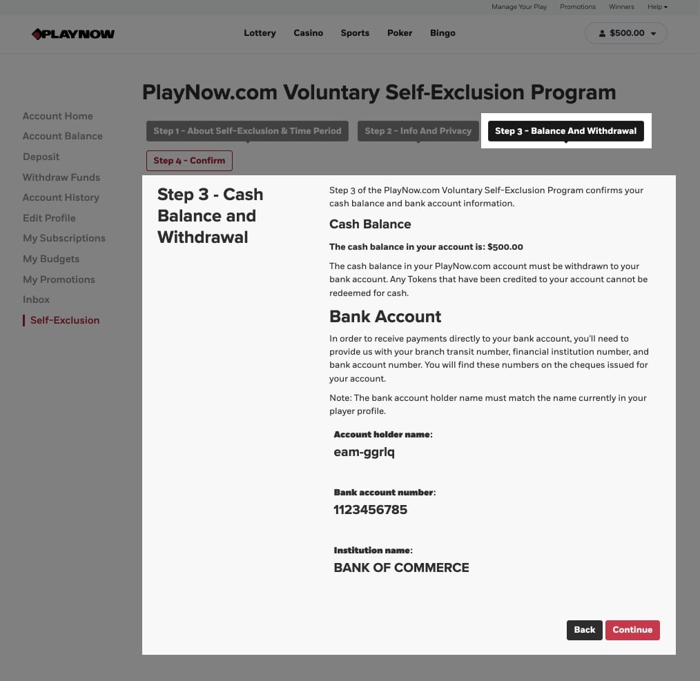Olg Self Exclusion List Olg Self Exclusion List