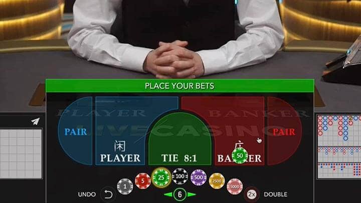 live-casino screenshot active