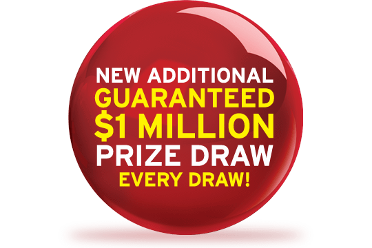 New Additional Guaranteed $1 Million Prize Draw Every Draw!