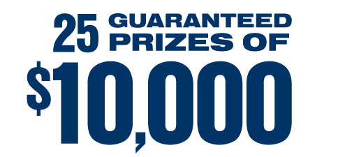 41 guaranteed Prizes, plus the Classic Jackpot.
