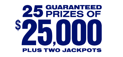 20 Guaranteed Prizes of $50,000! Plus the Classic and Gold Ball Jackpots!