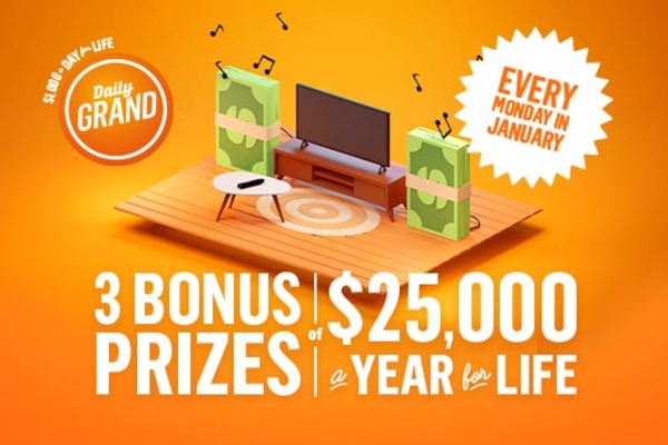 Daily Grand Bonus Draw