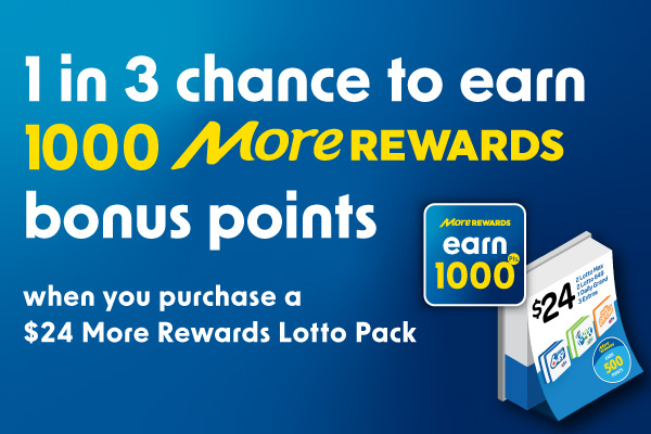A Chance to Earn 1,000 More Rewards Bonus Points