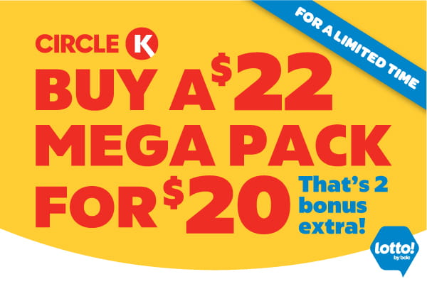 Circle K Get $22 Mega Pack for $20
