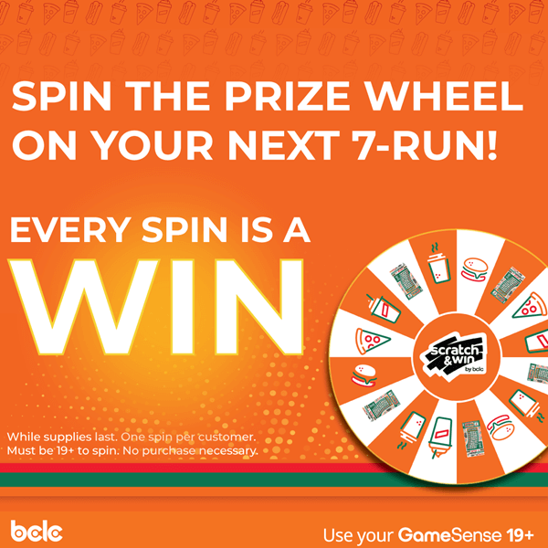 7 Run Prize Wheel