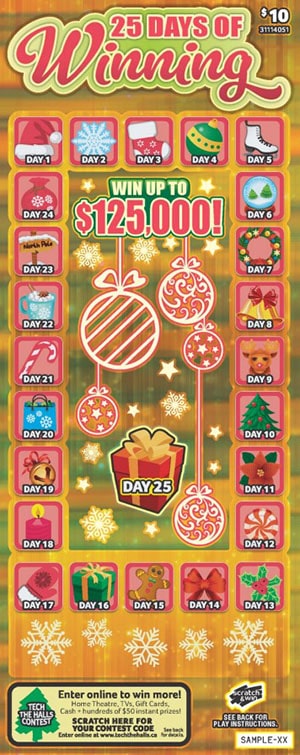 25 Days of Winning Ticket
