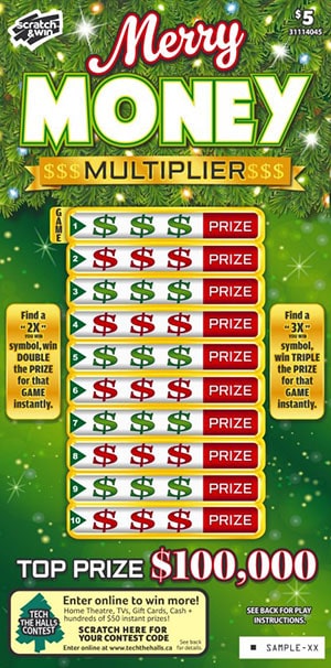 Merry Money Multiplier Ticket