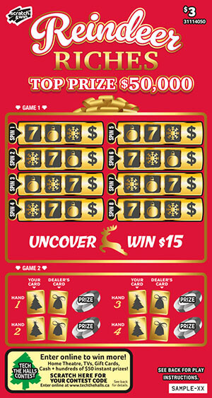 Reindeer Riches Ticket