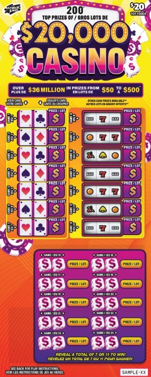 $20,000 Casino — $20,000 Top Prize