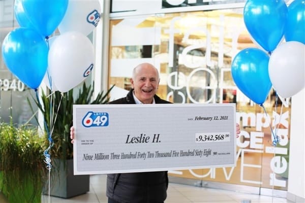 Lotto 649 winner Leslie
