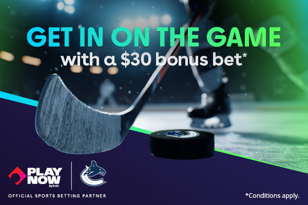 Canucks $30 Bonus Bet